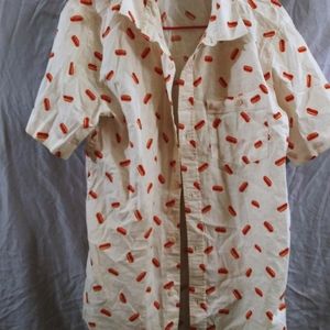 Hot dog button down
